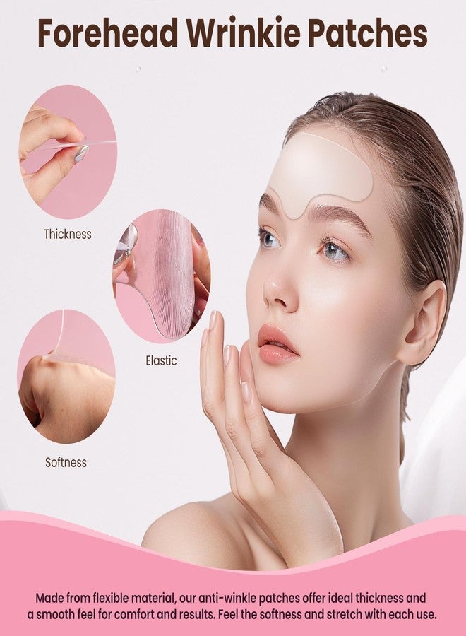 Yargkos 3 Pcs Forehead Wrinkles Patches Reusable, Anti Wrinkle Patch for Fine Lines, Hypoallergenic Wrinkle Remover Mask, Silicone Face Tape for Wrinkle Reducer, Women Facial Kit for Beauty Skincare - Image 4